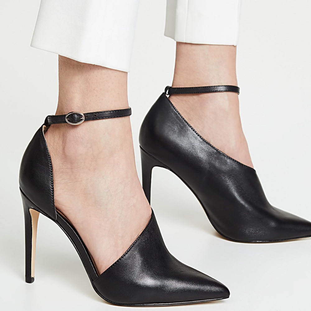 Rachel Zoe Skylar Leather D’Orsay Pumps